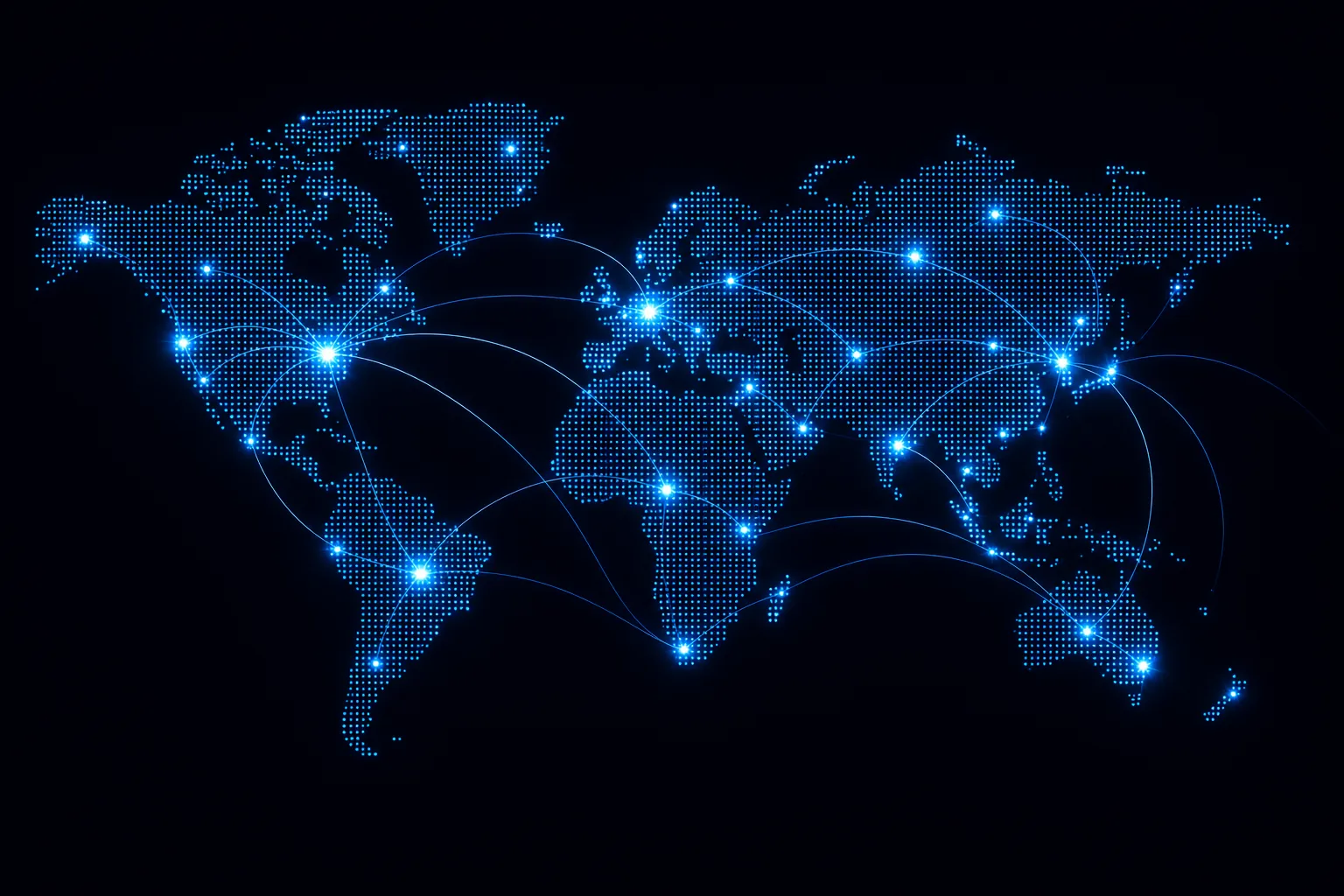 Global network of real-event markets